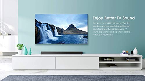 Hisense 2.0 Channel Sound Bar Home Theater System with Bluetooth (Model HS205) (Renewed)