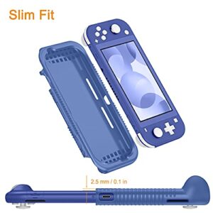 Fintie Case for Nintendo Switch Lite 2019 - Soft Silicone [Shock Proof] [Anti-Slip] Protective Cover with Ergonomic Grip Design for Switch Lite Console (Navy Blue)