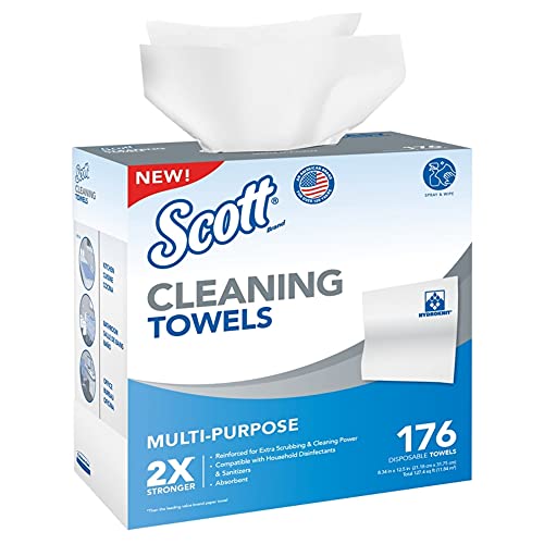 SCOTT Paper Cleaning Towels 176 Count - Case of: 1;