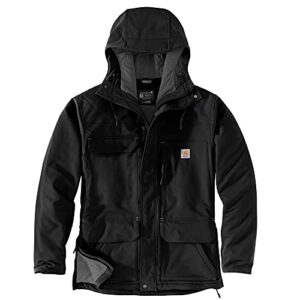 carhartt mens super dux relaxed fit traditional coat insulated jacket, black, xx-large us