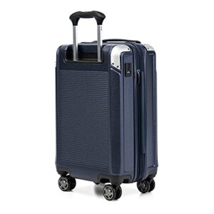 Travelpro Platinum Elite Hardside Expandable Spinner Wheel Luggage TSA Lock Hard Shell Polycarbonate Suitcase, True Navy Blue, Carry on 21-Inch