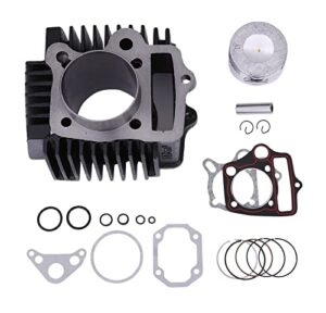 52.4mm engine cylinder body with gaskets piston for 90cc 110cc 125cc horizontal engines atv quad dirt bike,pit bike,tao tao,coolster,4 wheeler,dune,buggys, cr110.