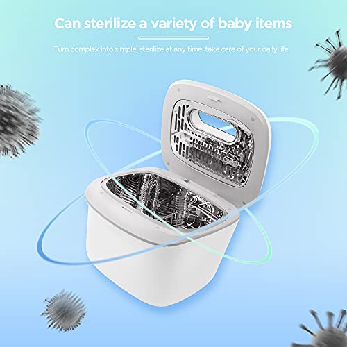 Bottle Sterilizer and Dryer | UV Light Sanitizer Box | Kills Up Bacteria & Viruses for Baby Bottle, Pacifier, Cup, Phone | Home and Office by VCUTECH