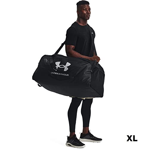 Under Armour Adult Undeniable 5.0 Duffle , Black (001)/Metallic Silver , Medium