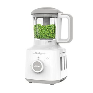 the first years first fresh foods blender & steamer 2 in 1 - baby food maker for healthy homemade baby food – easy-to-clean baby food processor – dishwasher safe –3.5 cup capacity