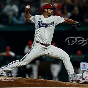 Dane Dunning Texas Rangers Pitcher Signed Autographed 8x10 Photo Beckett COA, Verified by BLOCKS