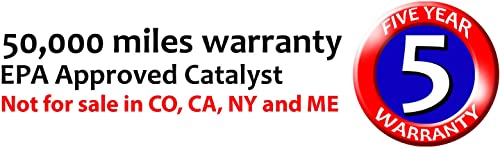 Garage-Pro Catalytic Converter Compatible with 1999-2005 Hyundai Sonata, 2001-2004 Santa Fe, Fits 2001-2006 Kia Optima, 46-State Legal Aluminized Steel with Gasket