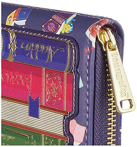 Loungefly Disney Princess Books Zip Around Wallet