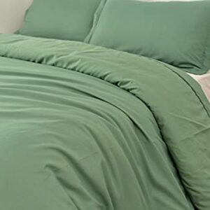 Colourful Snail Duvet Cover 2 Piece Set, Ultra Soft Double Brushed Microfiber Comforter Cover with Zipper Closure and Corner Ties, Twin, Green