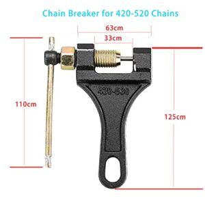 Chain Breaker #420-530 for Dirt Pit Bike ATV Quad Go Kart Scooter Motorcycle Bicycle Chain Break # 420 428 520 525 528 530