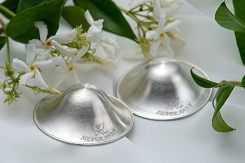 The Original Silver Nursing Cups, Nipple Shields for Nursing Newborn, Nipple Protector for Breastfeeding, Nipple Covers Breastfeeding, No Need Nipple Cream, Newborn Essentials Must Haves