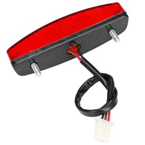 FVRITO 12V Led Rear Brake Tail light for 50cc 70cc 90cc 110cc 125cc Taotao 110B Boulder B1 Coolster 3050C Vitacci HAWK Peace Roketa Sunl BMS Bamboo RPS Raider 6 ICEbear JCL Chinese Quad ATV 4-Wheeler