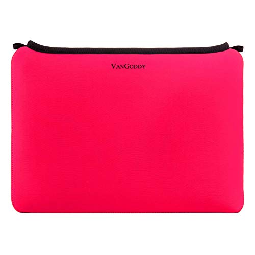 ECCRIS 14 Inch Universal Laptop Sleeve Bag for Dell Latitude 3420 5420 5421 7420 9420, Vostro 14 5410, for Inspiron 5410, for Samsung Galaxy Book Go Magenta