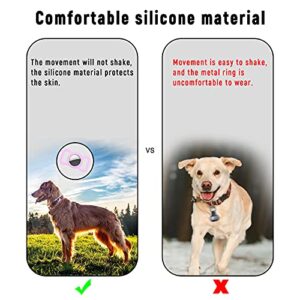 HATALKIN Air Tag Holder Compatible with Apple Airtag Holder 4 Pack, Air Tag Dog Collar Holder Air Tags Case Cat Pet Cover