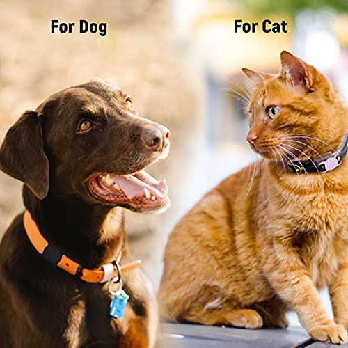 HATALKIN Air Tag Holder Compatible with Apple Airtag Holder 4 Pack, Air Tag Dog Collar Holder Air Tags Case Cat Pet Cover