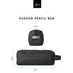 Simple Modern Pencil Case, Pouch, Box for School | Kids Durable Bag Organizer for Office, Makeup and Travel Supplies| Polyester Zip Pouch | Hudson Collection | Unicorn Fields