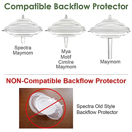 Maymom Pump Parts Compatible with Spectra S1 Spectra S2 Spectra Incl Duckbill Valve Replace Spectra Duckbill Valve Spectra S2 Replacement Parts Not Original Spectra Pump Parts (6 Duckbill 4 Membrane)