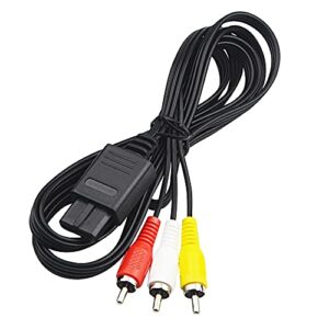 NOVEMS Gamecube Power Supply, Gamecube Power Cord, Gamecube AV Cable & AC Power Adapter Set, Compatible with Nintendo Gamecube NGC System