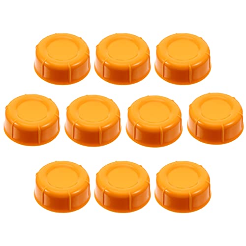 Kisangel 10Pcs Bottle Cap Travel Replacement Caps Leak Proof Lids for Glass Milk Bottle Breastmilk Bottles