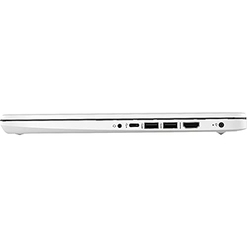 2021 Newest HP Premium 14-inch HD Laptop, Intel Dual-Core Processor Up to 2.8GHz, 4GB RAM, 64GB eMMC Storage, Webcam, Bluetooth, HDMI, Wi-Fi, White, Windows 10 with 1 Year Microsoft 365