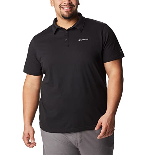 Columbia Men's Thistletown Hills Polo, Black, XX-Large