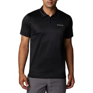 Columbia Men's Hike Polo, Black, X-Large