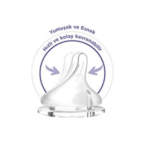 Lansinoh Momma Breastmilk Feeding Bottle with NaturalWave Slow Flow Nipple, 5 Ounces (Pack of 2)