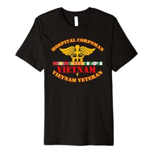 Hospital Corpsman Vietnam Veteran T shirt | Vietnam War Vet Premium T-Shirt