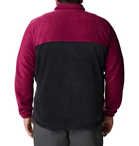 Columbia Men's Steens Mountain Full Zip 2.0, Red Onion/Black, Large