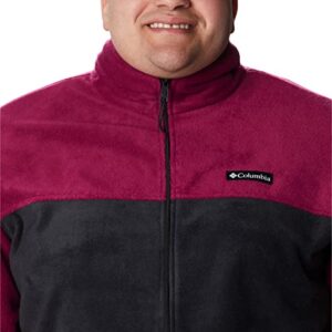 Columbia Men's Steens Mountain Full Zip 2.0, Red Onion/Black, Large