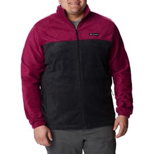 Columbia Men's Steens Mountain Full Zip 2.0, Red Onion/Black, Large