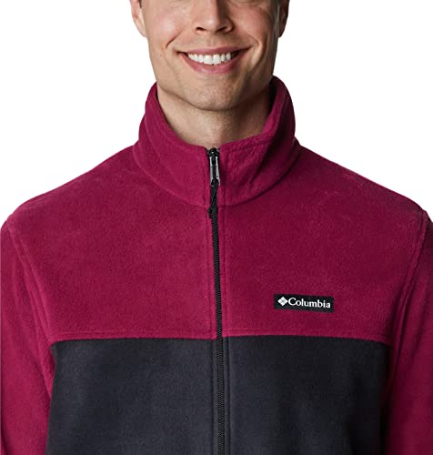 Columbia Men's Steens Mountain Full Zip 2.0, Red Onion/Black, Large