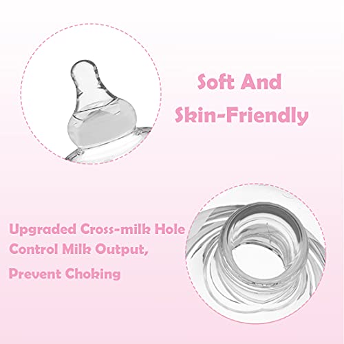 Nipple Shields for Nursing Newborn, Upgraded 25mm Nippleshield for Breastfeeding Nursing Mothers with Inverted & Sore Nipple with Carrying Case