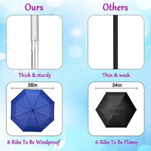 NOOFORMER Travel Mini Automatic Umbrella Auto Open/Close Small Compact Lightweight Portable Folding Windproof Rain Umbrellas for Women Men Kids