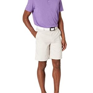 Amazon Essentials Men's Slim-Fit Quick-Dry Golf Polo Shirt, Purple Heather, Large