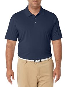 amazon essentials men's regular-fit quick-dry golf polo shirt (available in big & tall), dark navy, x-large