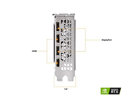 GIGABYTE GeForce RTX 3060 Vision OC 12G (REV2.0) Graphics Card, 3X WINDFORCE Fans, 12GB 192-bit GDDR6, GV-N3060VISION OC-12GD Video Card