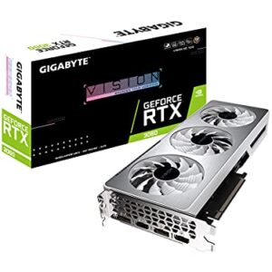 GIGABYTE GeForce RTX 3060 Vision OC 12G (REV2.0) Graphics Card, 3X WINDFORCE Fans, 12GB 192-bit GDDR6, GV-N3060VISION OC-12GD Video Card