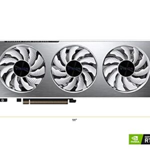 GIGABYTE GeForce RTX 3060 Vision OC 12G (REV2.0) Graphics Card, 3X WINDFORCE Fans, 12GB 192-bit GDDR6, GV-N3060VISION OC-12GD Video Card