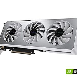 GIGABYTE GeForce RTX 3060 Vision OC 12G (REV2.0) Graphics Card, 3X WINDFORCE Fans, 12GB 192-bit GDDR6, GV-N3060VISION OC-12GD Video Card