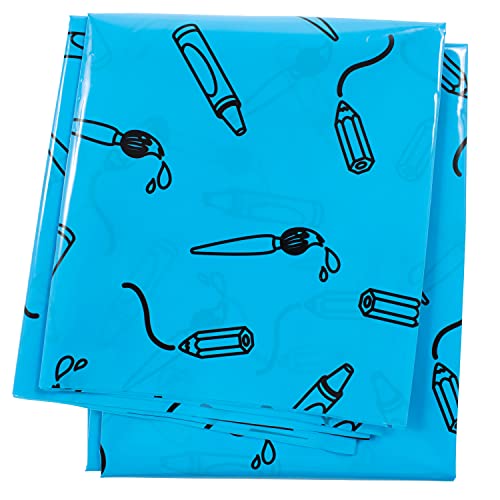 READY 2 LEARN Messy Mat - Splat Mat for Kids - Protect Tables and Floors - Waterproof - Reusable and Lightweight - 60”L x 60”W