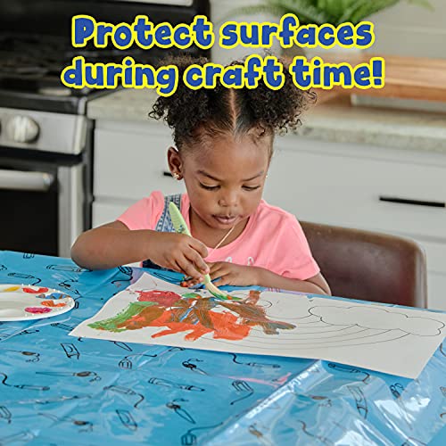 READY 2 LEARN Messy Mat - Splat Mat for Kids - Protect Tables and Floors - Waterproof - Reusable and Lightweight - 60”L x 60”W