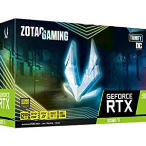 ZOTAC Gaming GeForce RTX™ 3080 Ti Trinity OC 12GB GDDR6X 384-bit 19 Gbps PCIE 4.0 Graphics Card, IceStorm 2.0 Advanced Cooling, Spectra 2.0 RGB Lighting, ZT-A30810J-10P