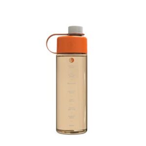 Tea of a Kind TOAK Reusable Water Bottle Starter Kit - Includes 3 Caps to Mix With Your Water, Portable Flavor Caps (Orange Bottle)