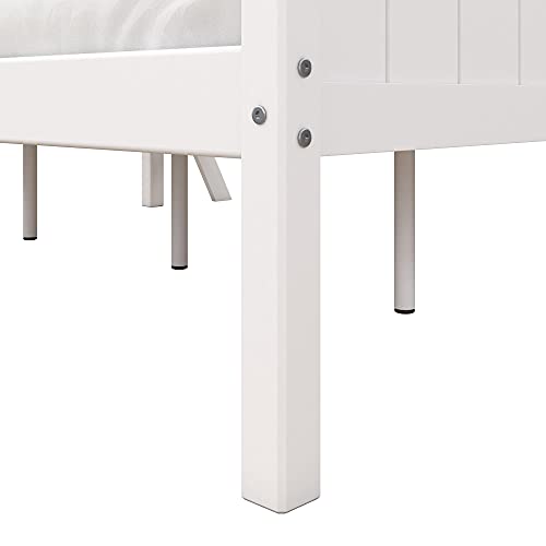 DHP Maxton Twin Over Full Bunk Bed, White