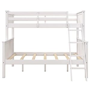 DHP Maxton Twin Over Full Bunk Bed, White