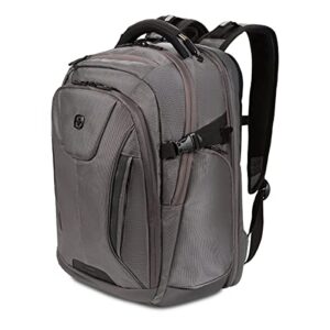 swissgear scansmart laptop bag, grey ballistic, fits 15-inch notebook