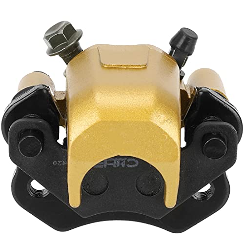 FVRITO Brake Caliper and Pads for 110cc 125cc 150cc 200cc 250cc 196cc 6.5HP Coleman kt196 yerf dog gx150 Kandi Baja RTK200 Go Kart Dune Buggy Taotao Roketa Sunl Kazuma Chinese ATV Quad Golden