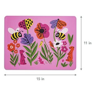 Munchkin® WildLove Reversible Silicone Placemat for Kids, 1pk, Bee