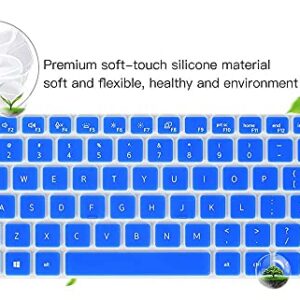 Keyboard Cover Skin for Dell Latitude 14" 7430 7420 7410, Dell Latitude 5430 5431 5420 14", Dell Latitude 7520 15.6", Dell Latitude 14" 9000 9510 9520 9420 9430 Keyboard Cover Protector, Blue